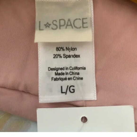 L*Space Beach Wave Tie Dye Bikini Top - L - Picture 3 of 6